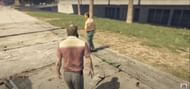 A shirtless man with Trevor (Image via Ferzen YouTube)